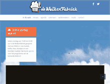 Tablet Screenshot of dewolkenfabriek.com